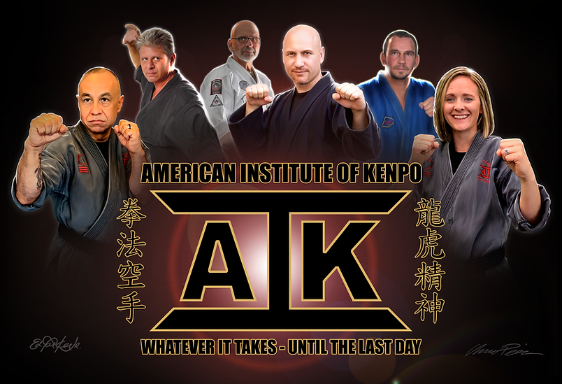 American Institute of Kenpo Logo, Linage, and Senior Staff